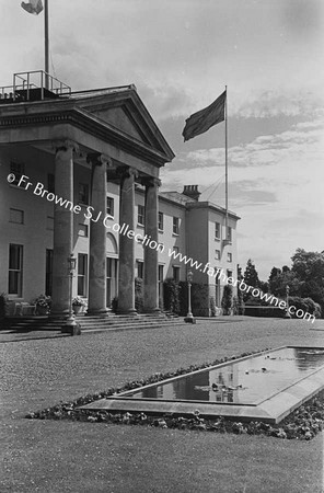 ARAS AN UACHTARAIN TERRACE AND COLONNADE FROM WEST